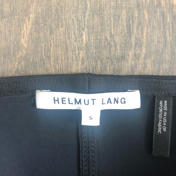 Helmut Lang Scuba Off Shoulder Dress Black Small - Picture 6 of 11